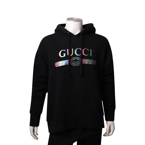 gucci logo sweatshirt|gucci oversized logo hoodie.